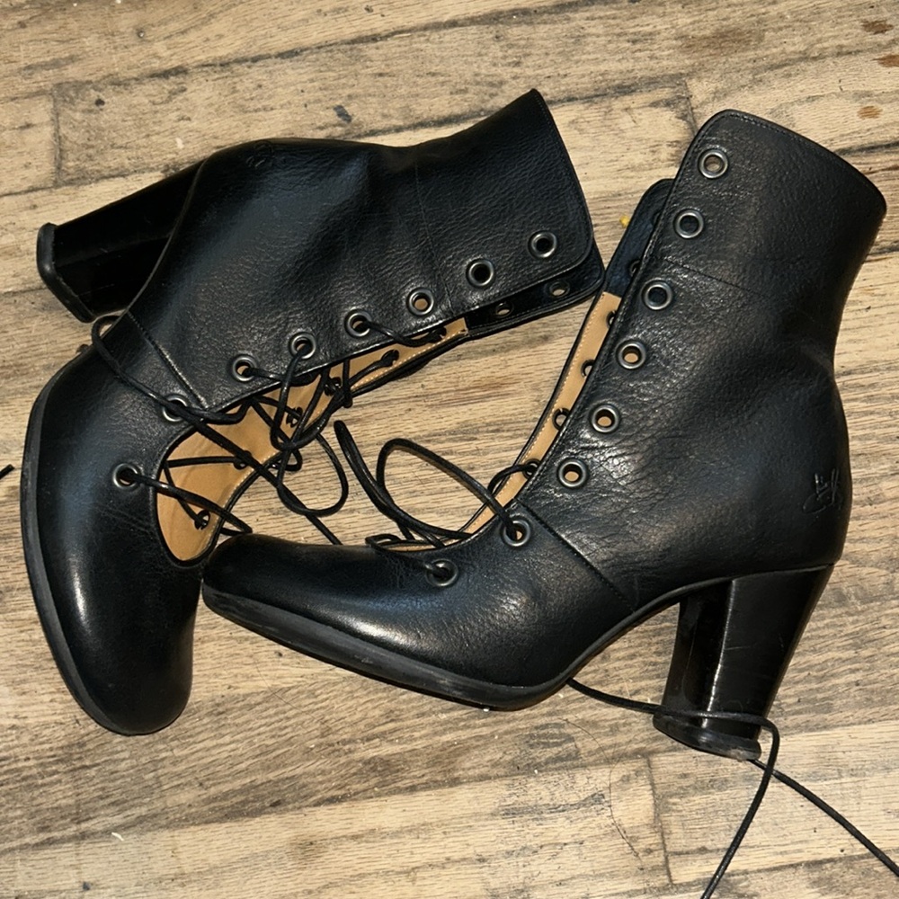 Fluevog Soprano Angela booties 11 - Picture 3 of 7